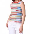 Minnie Rose Crochet Tee In Multi Combo In Multi