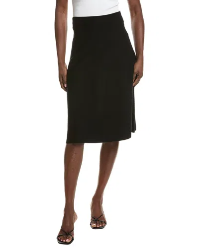 Minnie Rose Fit & Flare Skirt In Black