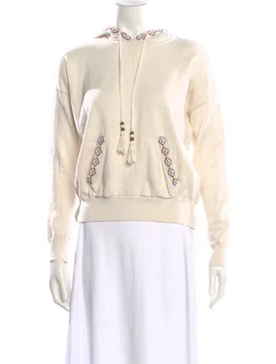 Pre-owned Minnie Rose Graphic Print Crew Neck Sweater In Neutral