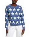 Minnie Rose Intarsia Star Cashmere-blend Sweater In Multi