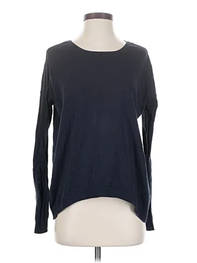 Pre-owned Minnie Rose Long Sleeve Top Gray Boatneck Tops