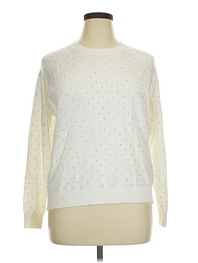 Pre-owned Minnie Rose Long Sleeve T-shirt In Ivory