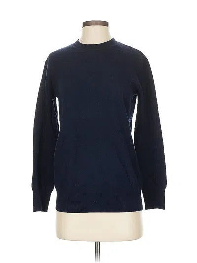 Pre-owned Minnie Rose Long Sleeve Turtleneck In Blue