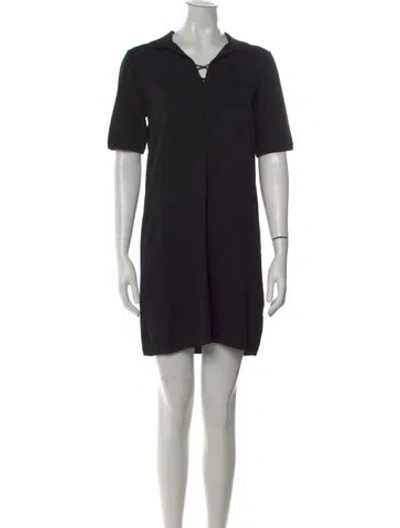 Pre-owned Minnie Rose Mini Dress In Black