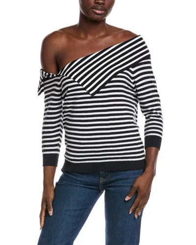 MINNIE ROSE MINNIE ROSE OFF-THE-SHOULDER CASHMERE-BLEND SWEATER
