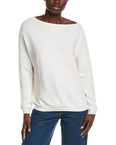 MINNIE ROSE MINNIE ROSE OFF-THE-SHOULDER SHAKER CASHMERE-BLEND SWEATER