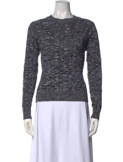 Pre-owned Minnie Rose Patterned Crew Neck Sweater In Multicolor