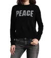 Minnie Rose Peace Cashmere Sweater In Multi