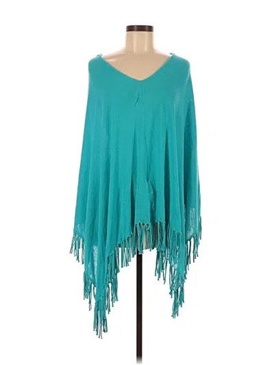 Minnie Rose Poncho In Blue