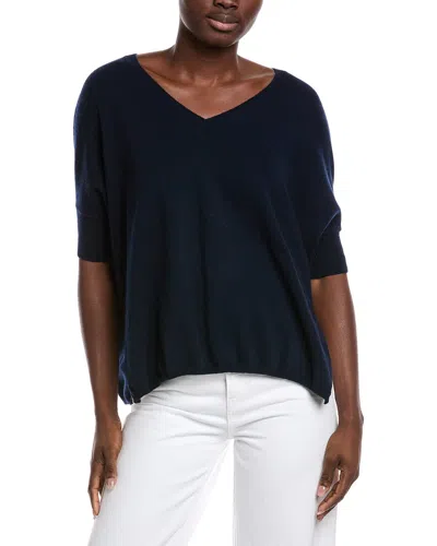 Minnie Rose Pow Pow Cashmere Sweater In Blue
