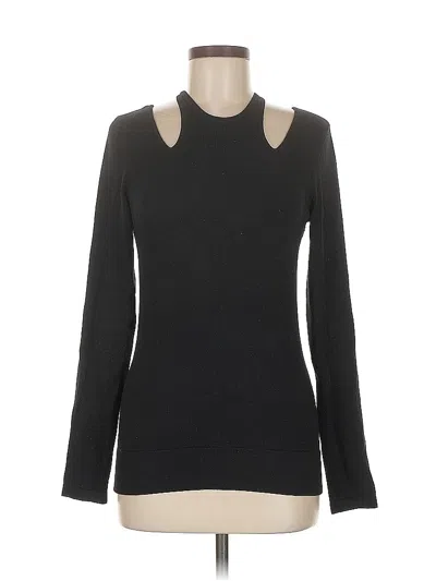 Pre-owned Minnie Rose Pullover Sweater In Black