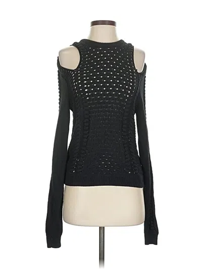 Pre-owned Minnie Rose Pullover Sweater In Black