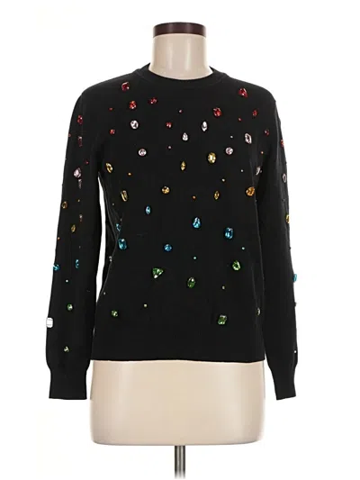 Pre-owned Minnie Rose Pullover Sweater In Black