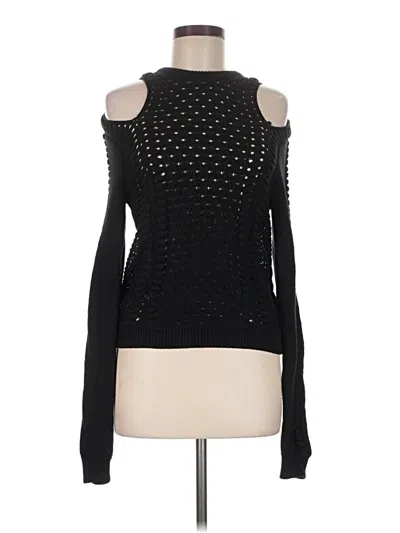 Pre-owned Minnie Rose Pullover Sweater In Black