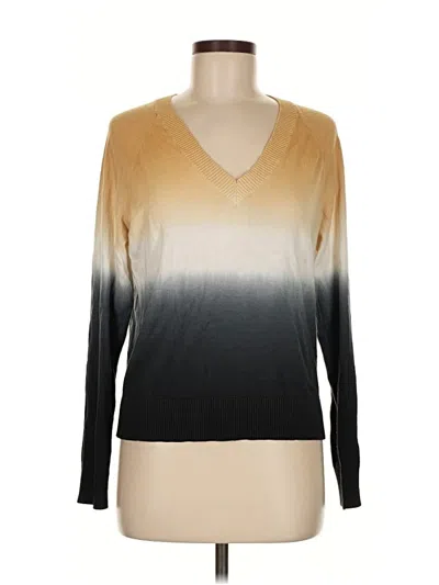 Pre-owned Minnie Rose Pullover Sweater In Gold