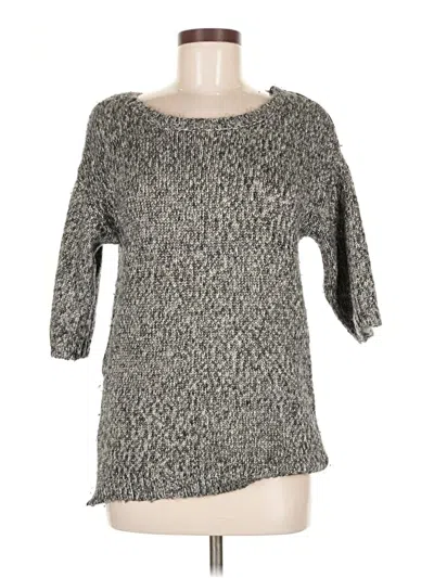 Pre-owned Minnie Rose Pullover Sweater In Gray