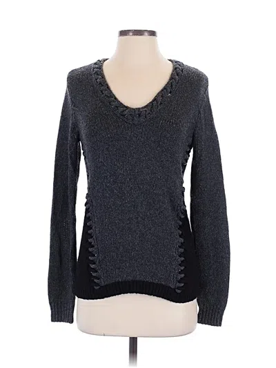 Pre-owned Minnie Rose Pullover Sweater In Gray