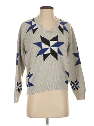 Pre-owned Minnie Rose Pullover Sweater In Gray