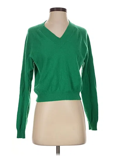 Pre-owned Minnie Rose Pullover Sweater In Green