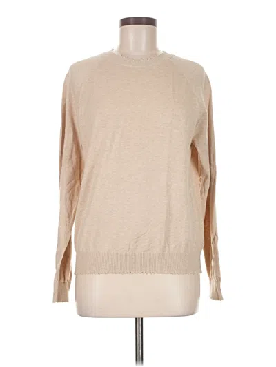 Pre-owned Minnie Rose Pullover Sweater In Tan