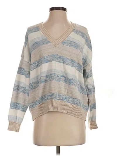 Pre-owned Minnie Rose Pullover Sweater In Tan