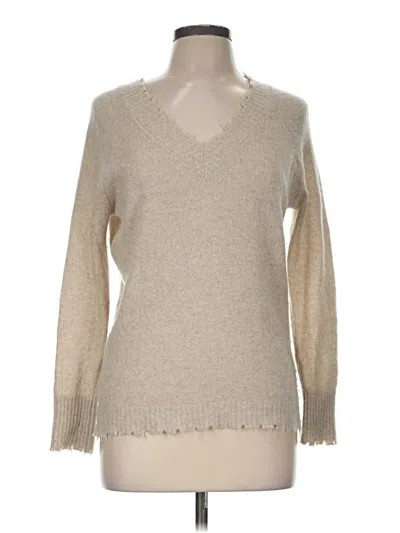 Pre-owned Minnie Rose Pullover Sweater In Tan