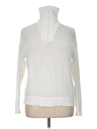 Pre-owned Minnie Rose Pullover Sweater In White