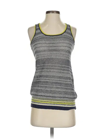 Pre-owned Minnie Rose Sleeveless Top Gray Scoop Neck Tops