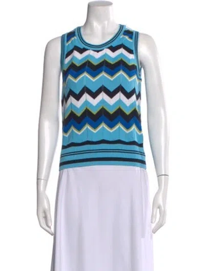 Pre-owned Minnie Rose Striped Scoop Neck Sweater W/ Tags In Multi