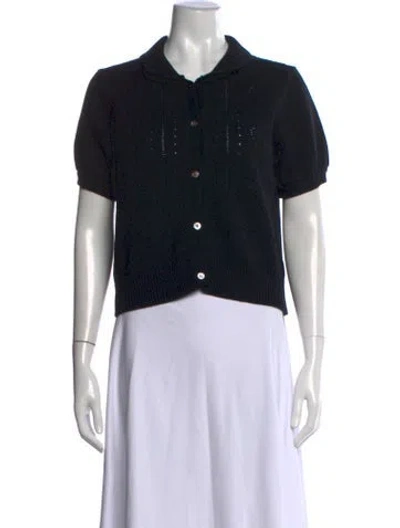 Pre-owned Minnie Rose Sweater In Black