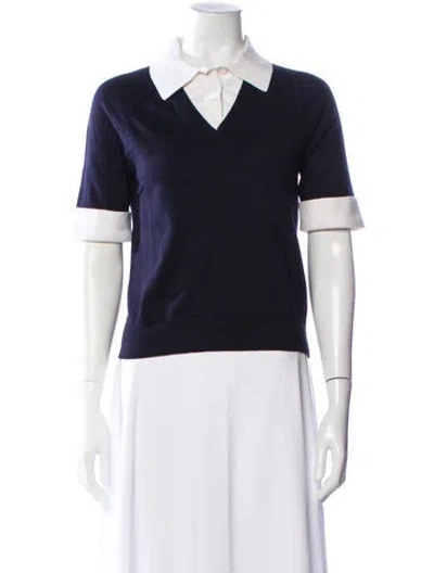 Pre-owned Minnie Rose Sweater In Blue