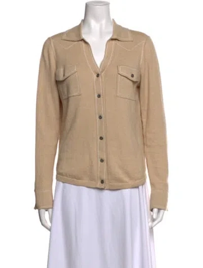 Pre-owned Minnie Rose Sweater In Brown