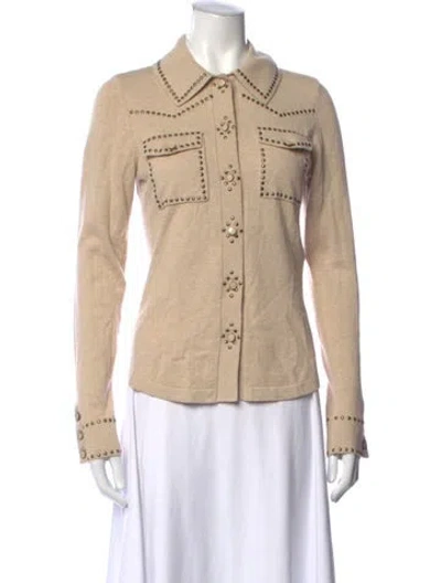 Pre-owned Minnie Rose Sweater In Neutrals