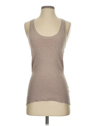 Pre-owned Minnie Rose Sweater Vest In Brown