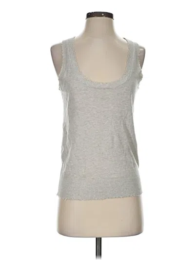 Pre-owned Minnie Rose Sweater Vest In Silver