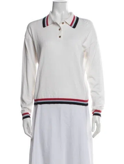 Pre-owned Minnie Rose Sweater W/ Tags In White