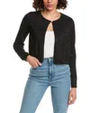 MINNIE ROSE TEXTURED CASHMERE-BLEND CARDIGAN