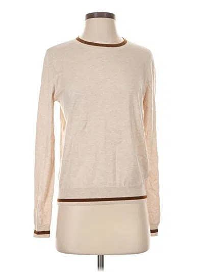 Pre-owned Minnie Rose Turtleneck Sweater In Tan