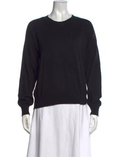 Pre-owned Minnie Rose V-neck Sweater In Black