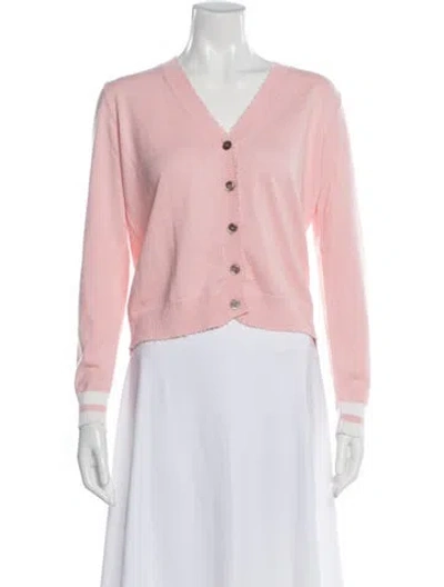 Pre-owned Minnie Rose V-neck Sweater In Multi