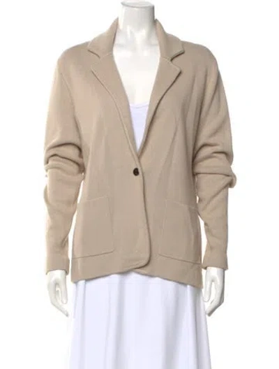Pre-owned Minnie Rose V-neck Sweater In Neutral