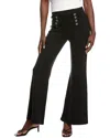Minnie Rose Wide-leg Sailor Pant In Black