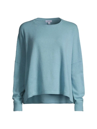 Minnie Rose Women's Cashmere Crewneck Jumper In Fresco Blue