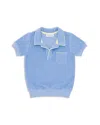 Minnow Boys' French Terry Polo - Baby, Little Kid, Big Kid