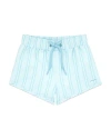 Minnow Boys' Regular Fit Boardie Swim Trunks - Baby, Little Kid, Big Kid In Pacific Blue Stripe