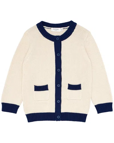 Minnow Kids'  Cardigan In White