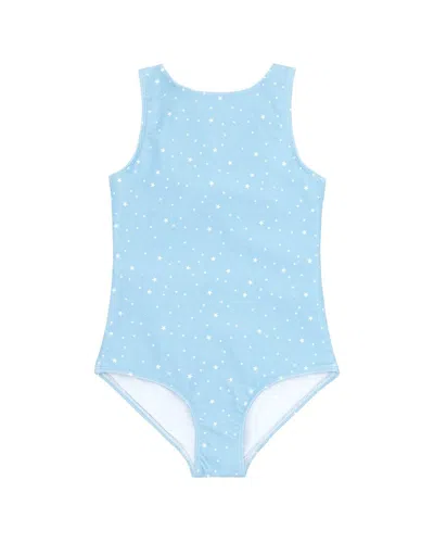 Minnow Kids' Double Bow One-piece In Blue