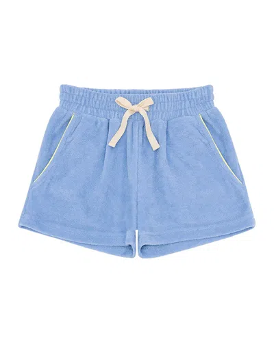 Minnow Kids'  French Terry Short In Blue
