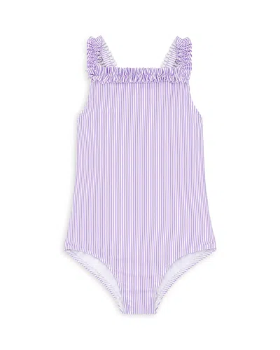 Minnow Girls' Ruched Strap One Piece Swimsuit - Baby, Little Kid, Big Kid
