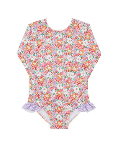 Minnow Kids'  Rashguard One-piece In Multi